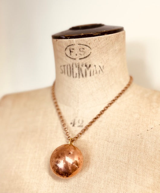 Copper Sfere pendant