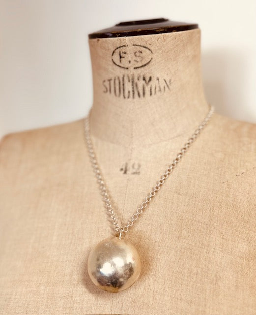 Silver Sfere pendant
