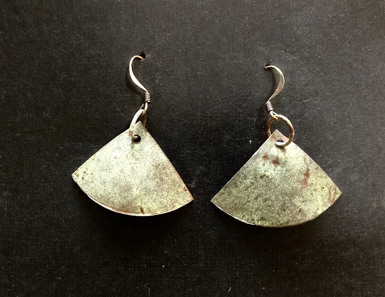 Salvage church roof earrings fan 40