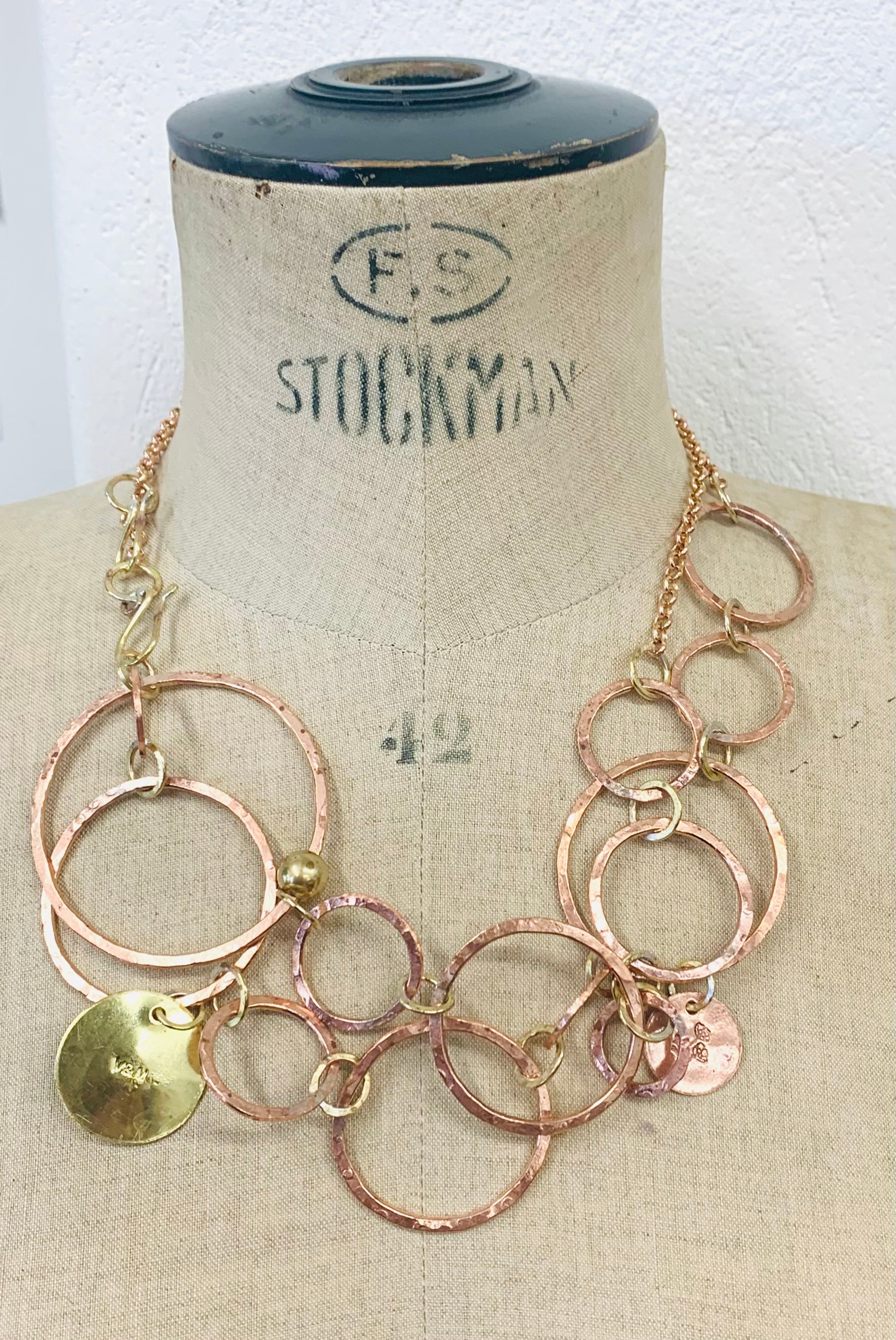 Long Hoop circle copper