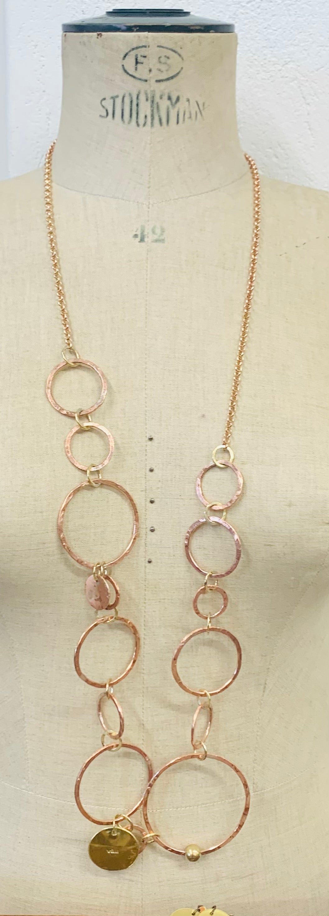 Long Hoop circle copper