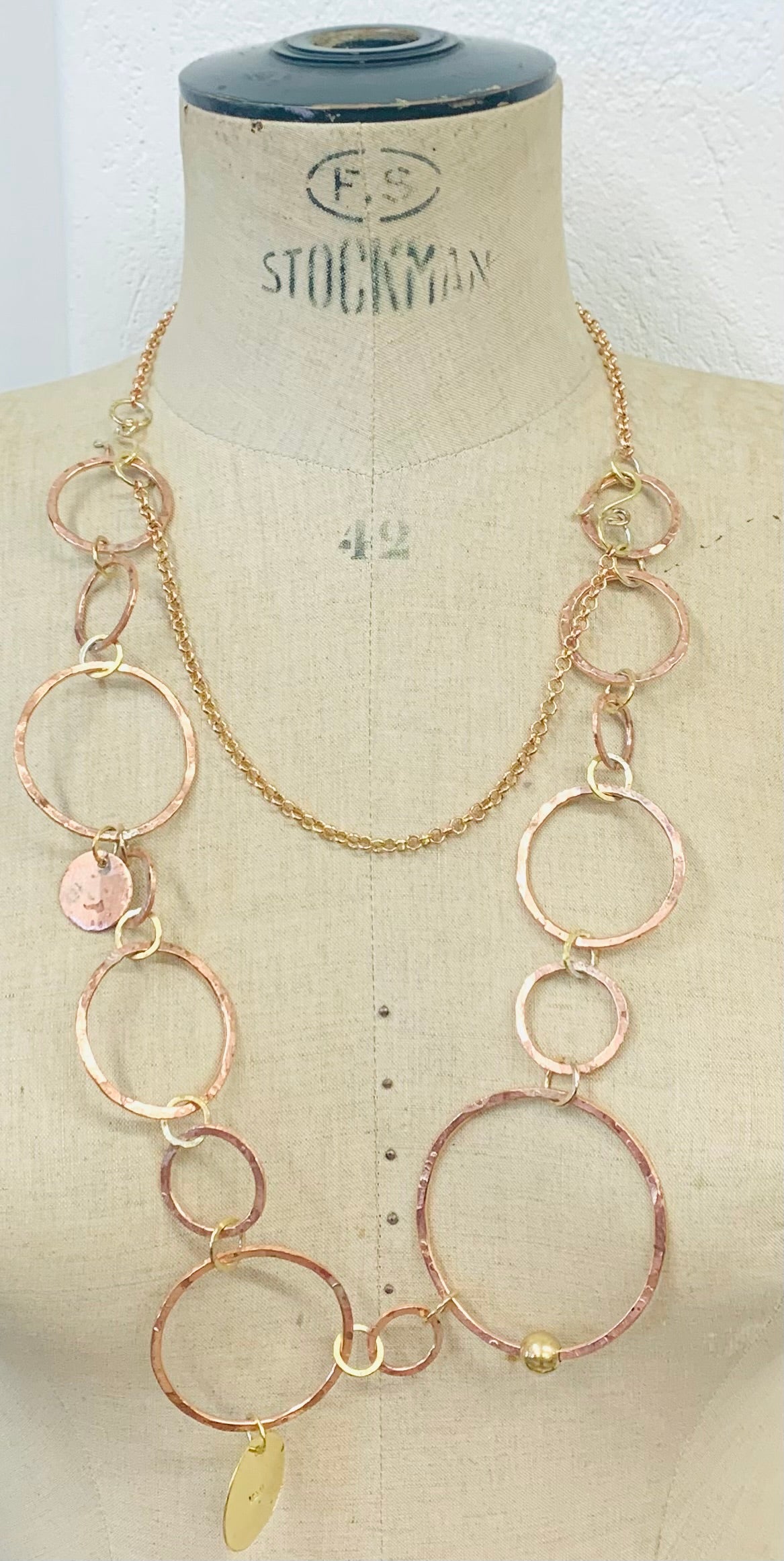 Long Hoop circle copper