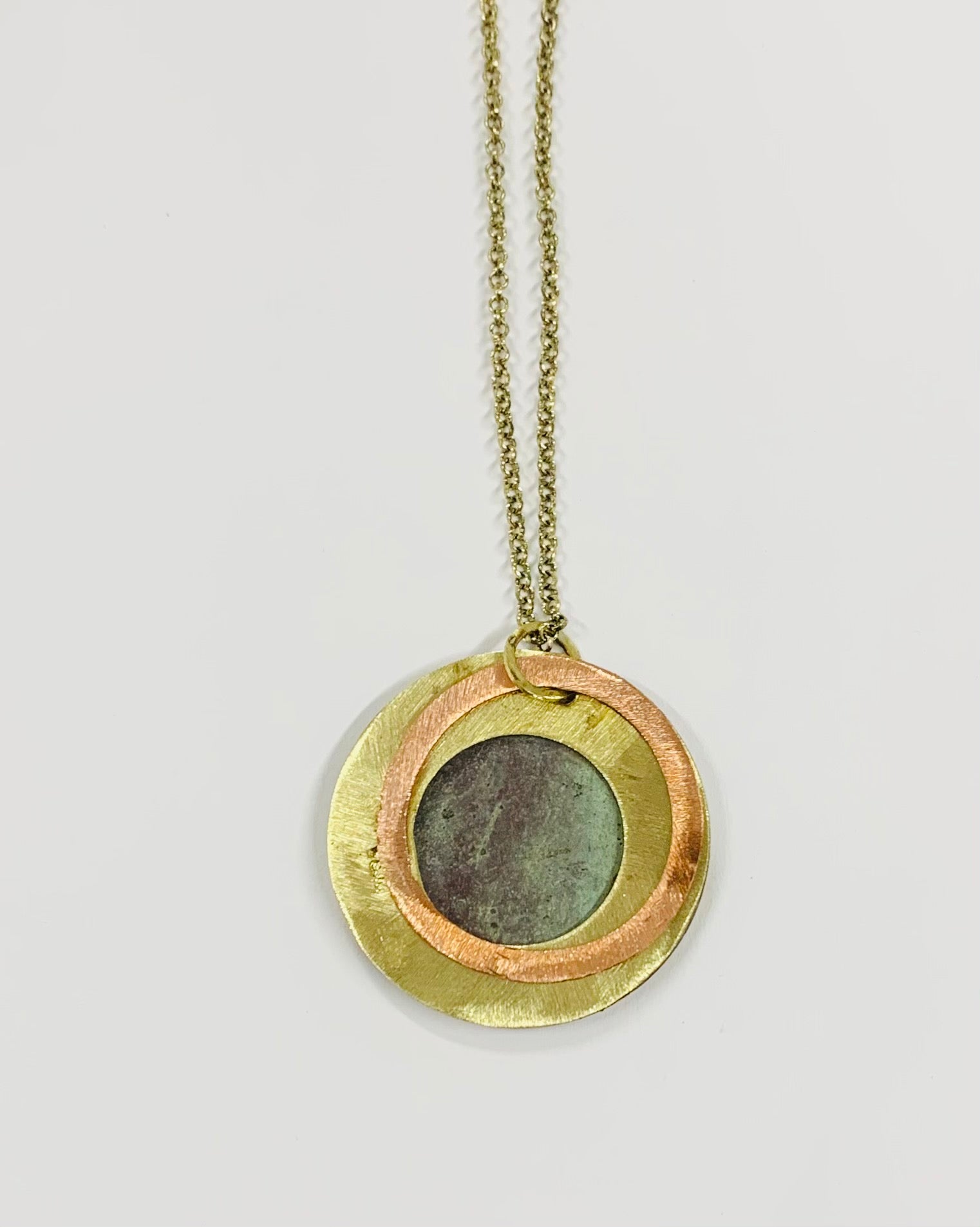 Salvage church roof pendant retro brass