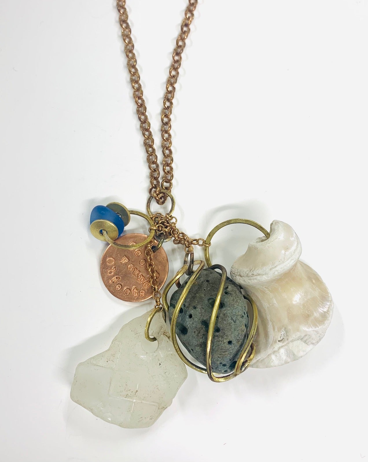 Sea glass cluster