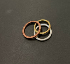 Thin brass ring