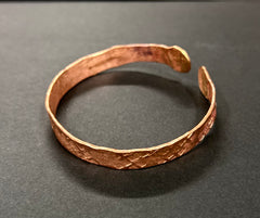 Copper narrow cuff