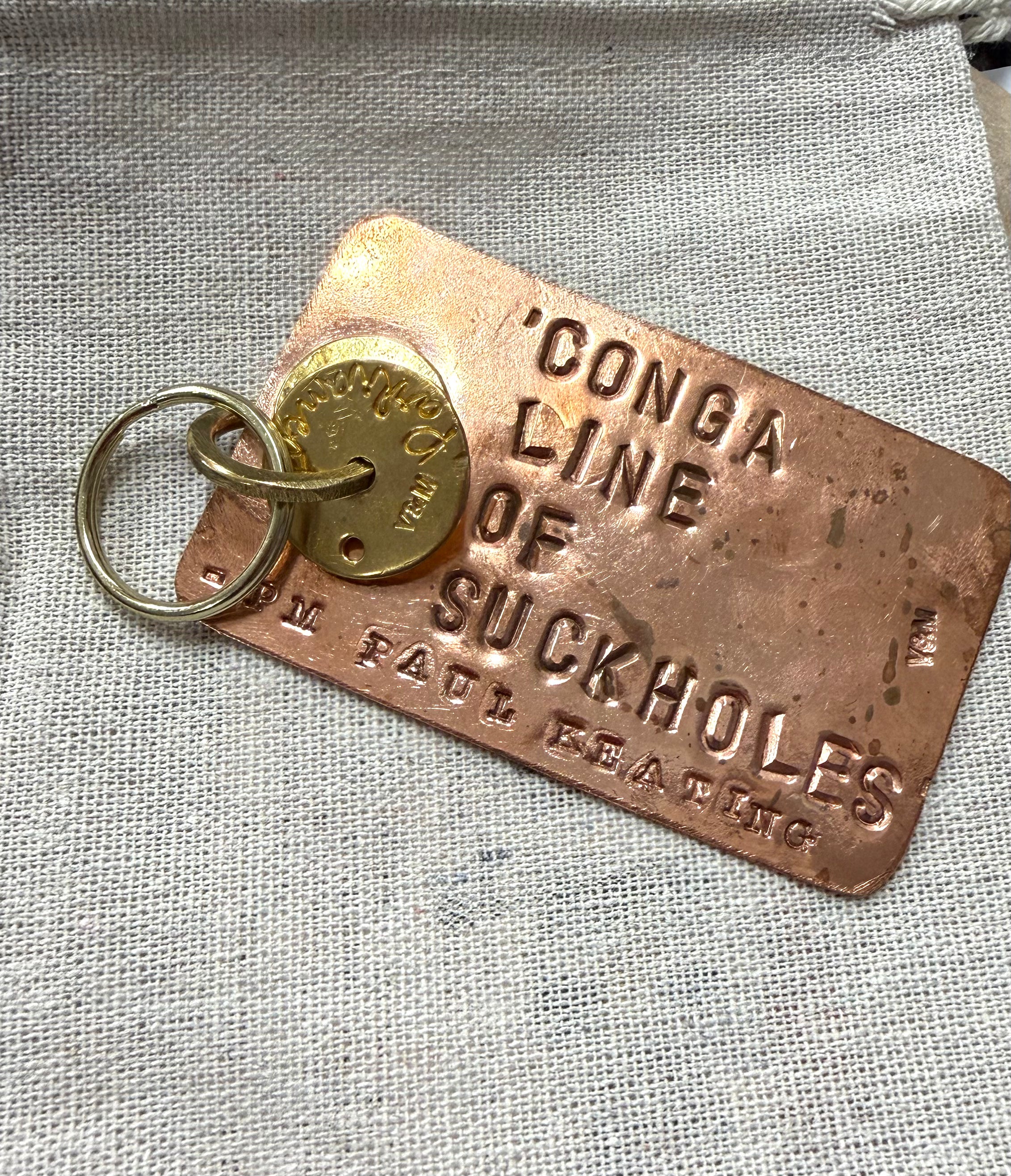 Conga Line of Suckholes Luggage Tag