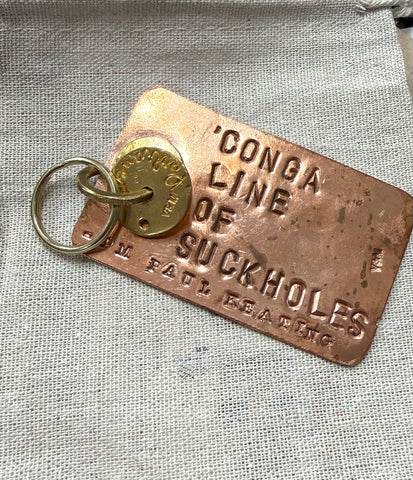 Conga Line of Suckholes Luggage Tag