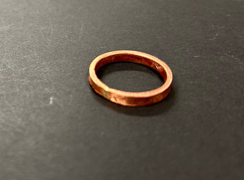 Thin flat copper ring