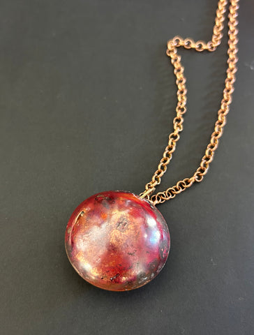 Copper Orb Sfere pendant