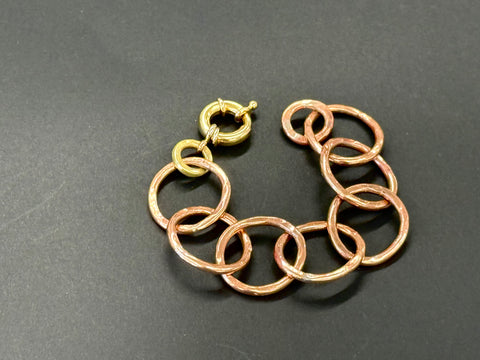 Copper large hoop bracelet