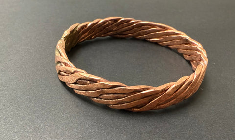 Plait Bangle copper