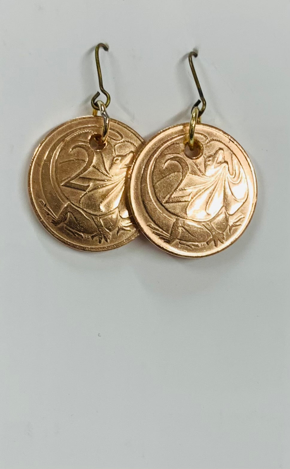 2c copper earrings