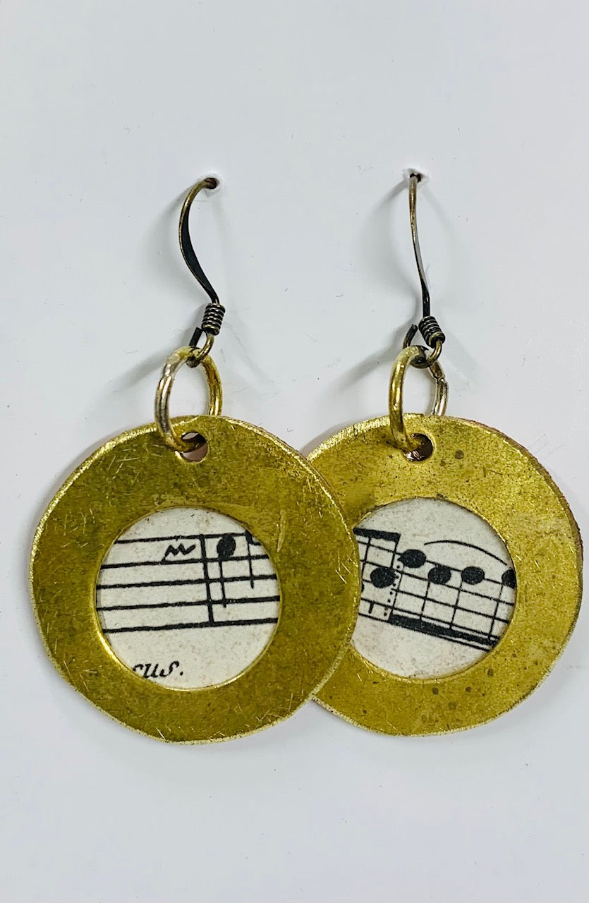 Brass Music Pop earrings