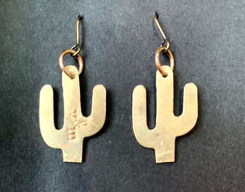 Cactus brass hooks