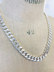 Chunky silver chain