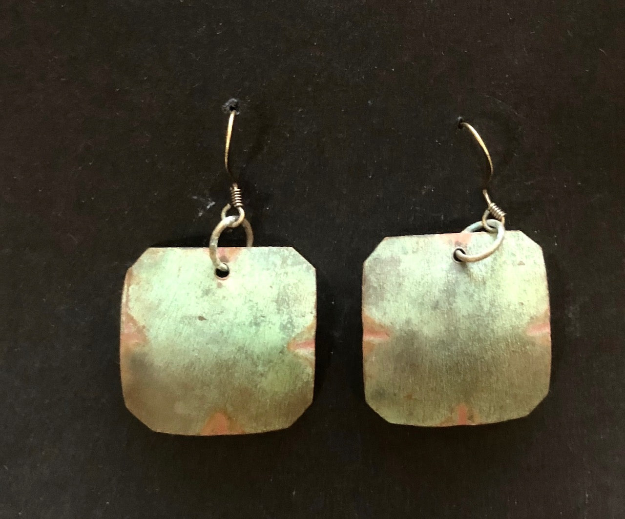 Salvage church roof earrings rectangle 40