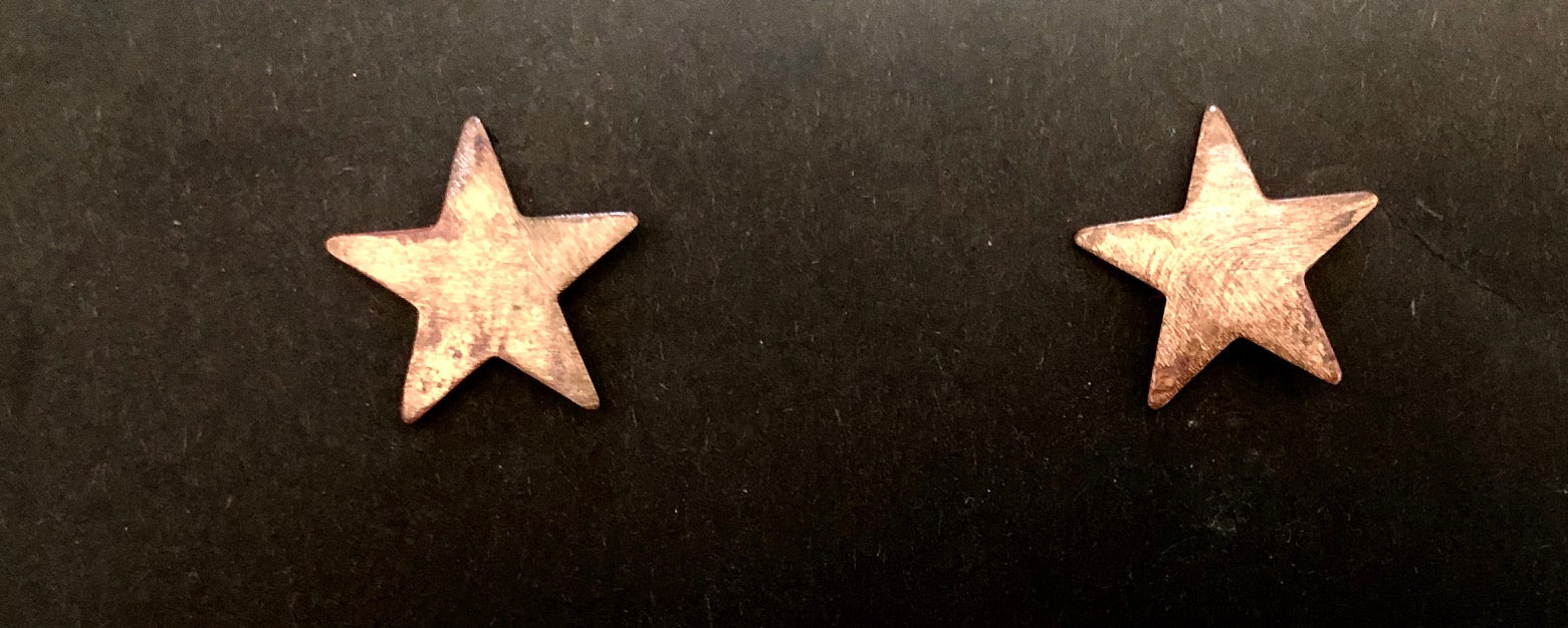 Copper star studs
