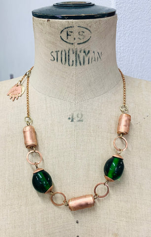 Gin bottle necklace