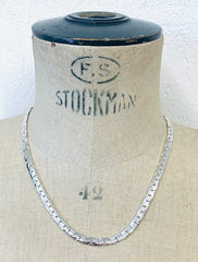 Narrow snake chain silver